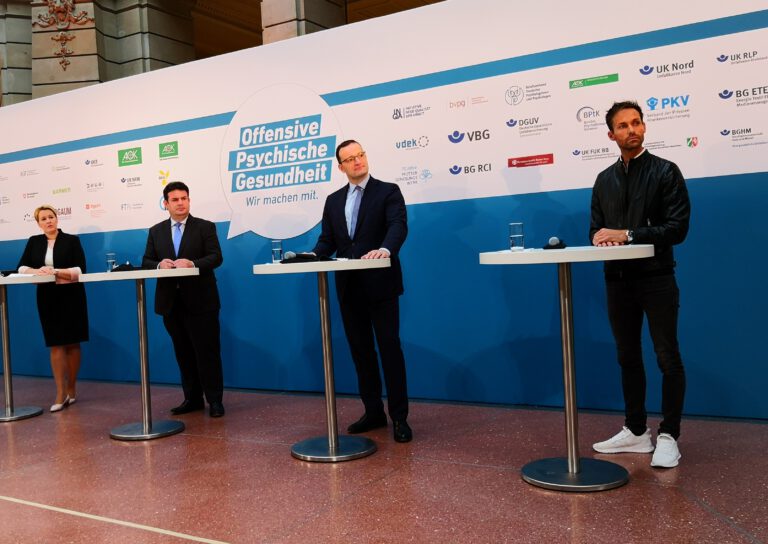 Sven Hannawald Botschafter der OFFENSIVE PSYCHISCHE GESUNDHEIT der Bundesregierung