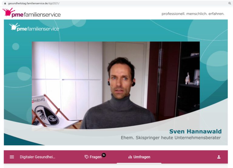 74.000 Teilnehmer sehen Sven Hannawald online